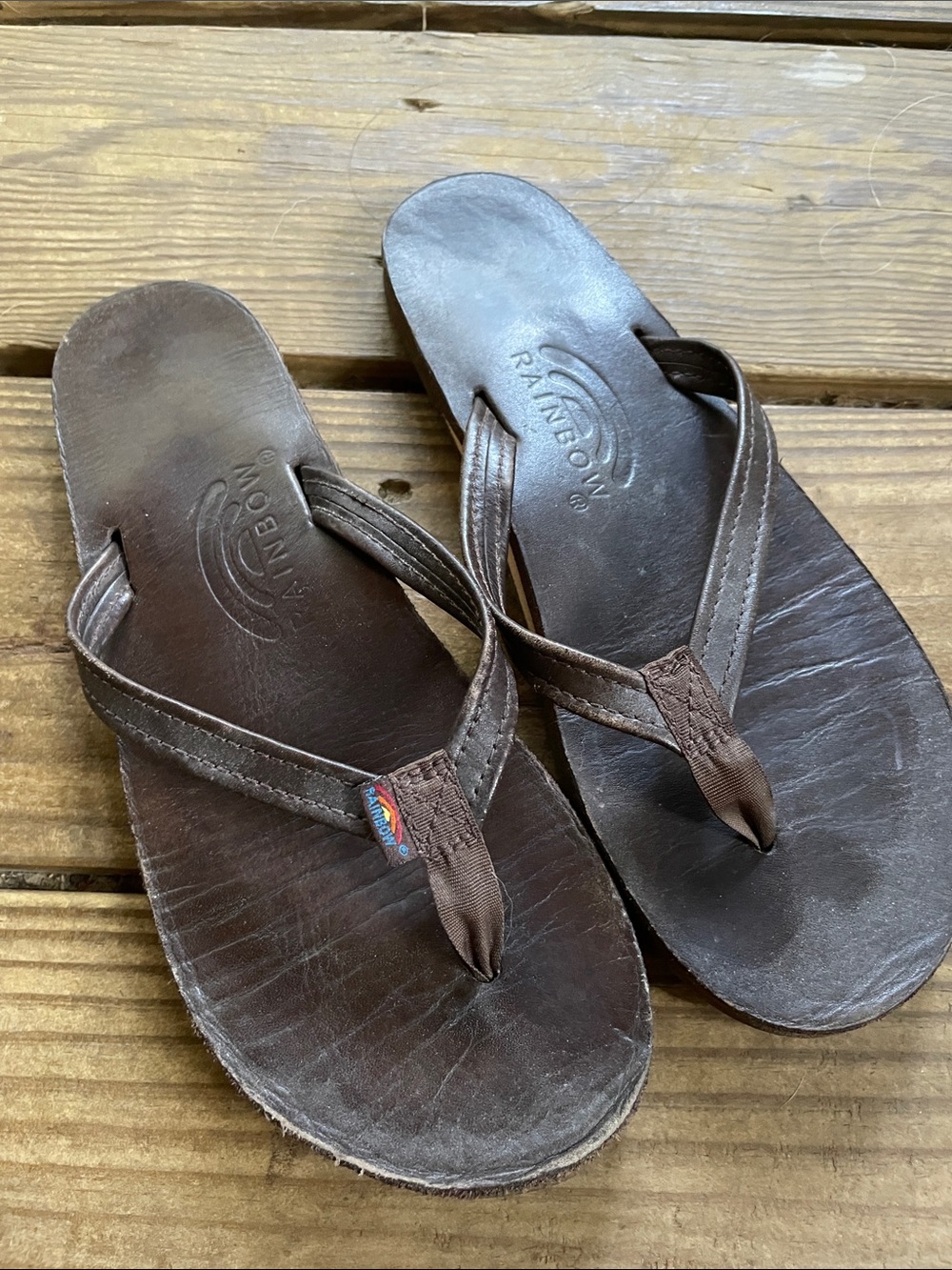 rainbow sandals